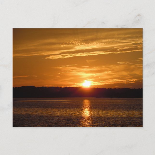 Cartão Postal Sunset sobre Hilton (Frente)