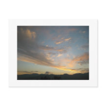 Cartão postal Sunset sobre Medellín