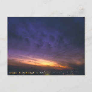 Cartão Postal Sunset sobre Phoenix