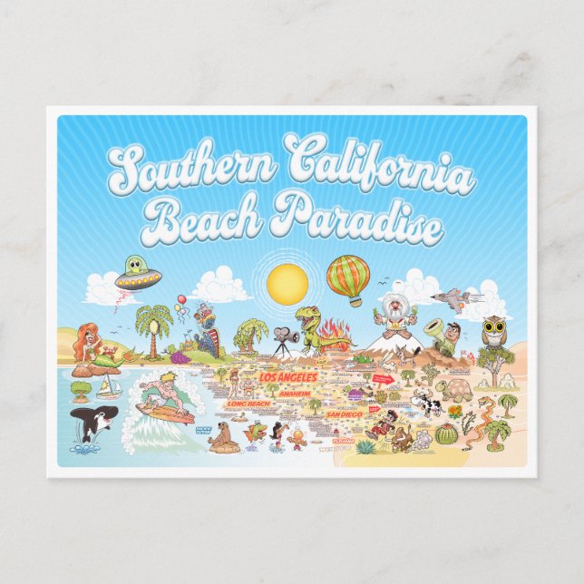 Cartão Postal Sunset SoCal (Frente)