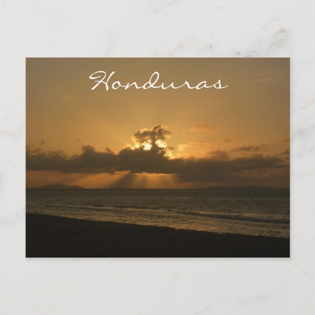 Cartão Postal sunset tela (Frente)