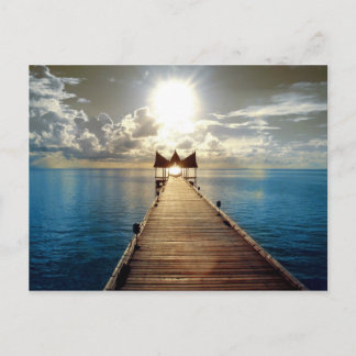 Cartão Postal Sunset tropical