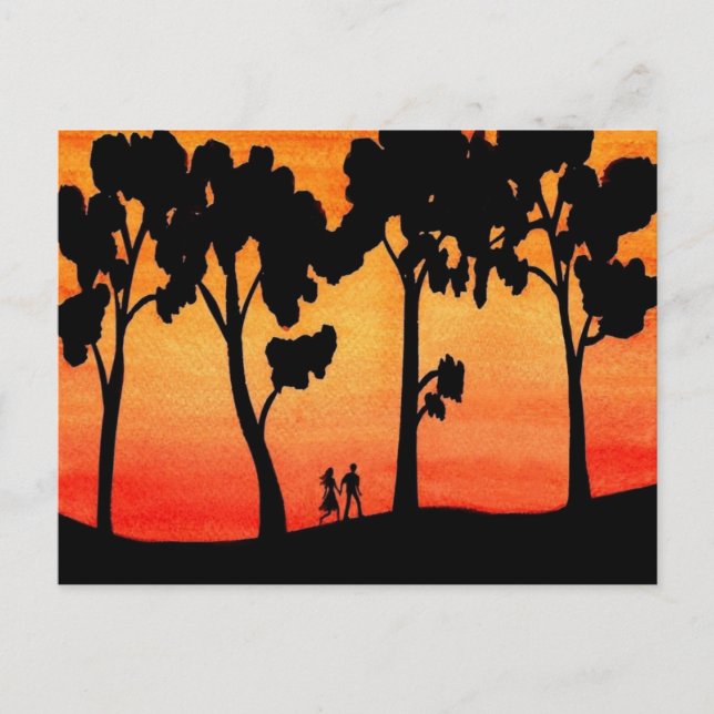 Cartão Postal Sunset Walk (Frente)