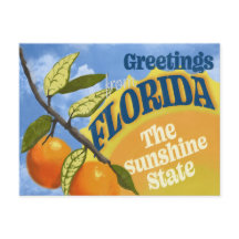 Cartão postal Sunshine da Flórida