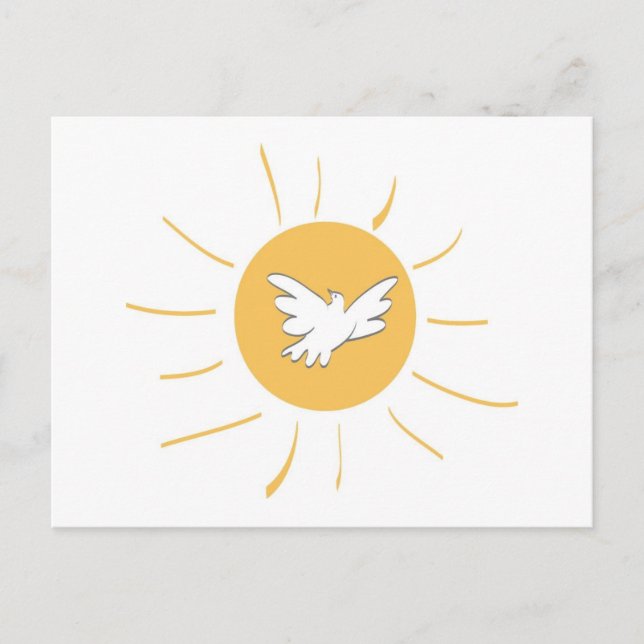 Cartão Postal Sunshine e Dove (Frente)