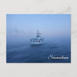 Cartão postal Suomenlinna ferry souvenir
