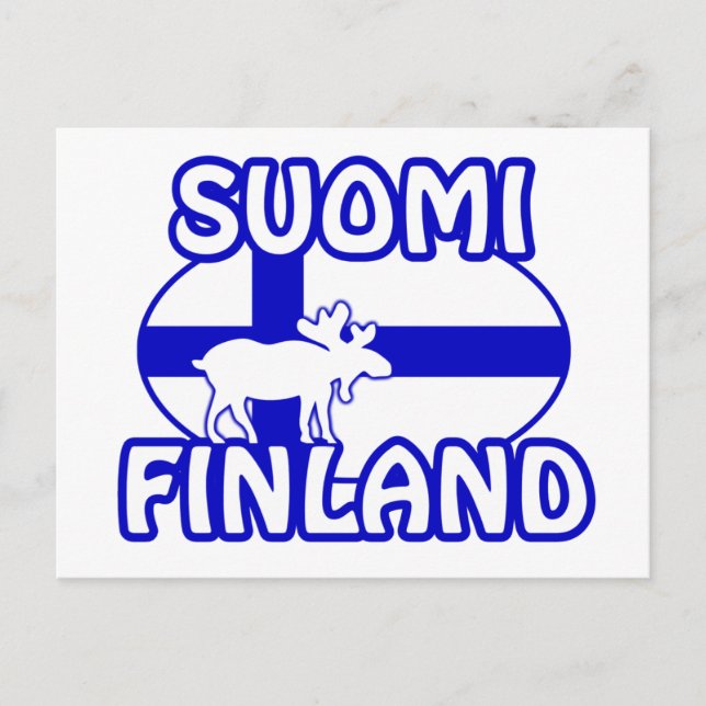 Cartão postal Suomi Finlândia (Frente)