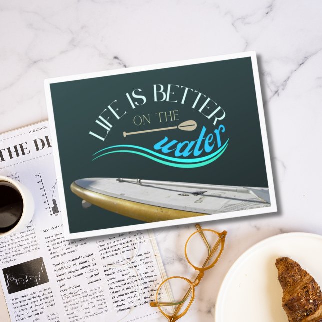 Cartão Postal SUP se levanta remo férias de remo (Criador carregado)