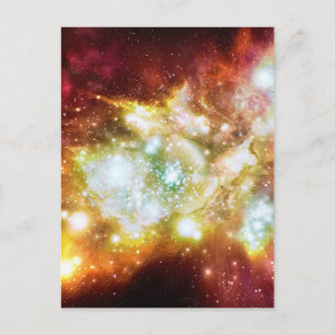 Cartão Postal Super Aglomerado de Estrelas Quente e Brilhante Ly
