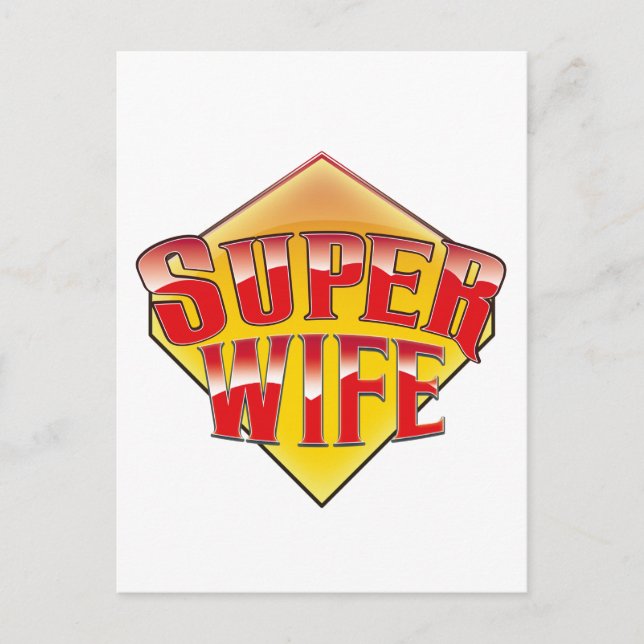 Cartão Postal Super Esposa (Frente)