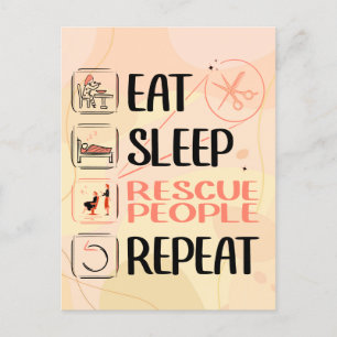 Cartão Postal "Super Hairdresser / Hair Stylist" - Presente de S