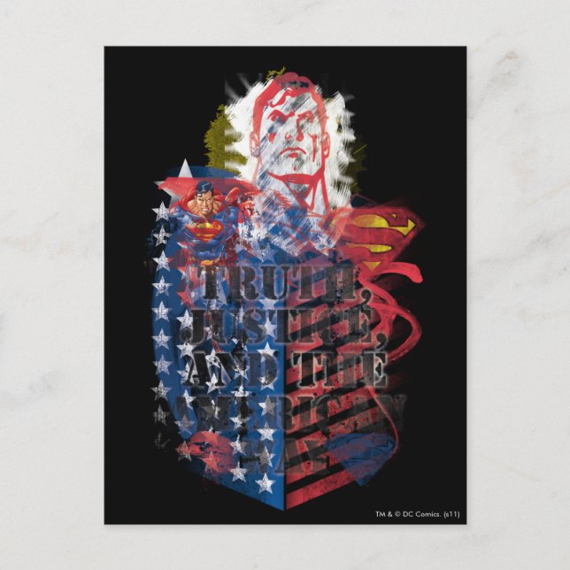 Cartão Postal Super-Homem 75 (Frente)