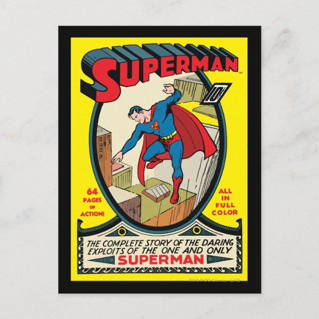 Cartão Postal Super-Homem (História Completa) (Frente)