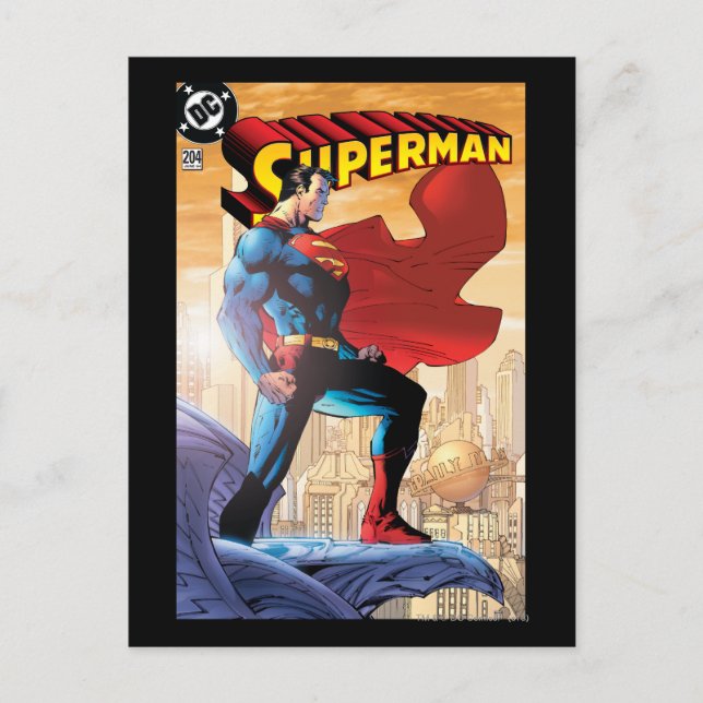 Cartão Postal Super-Homem nº 204 de junho de 2004 (Frente)