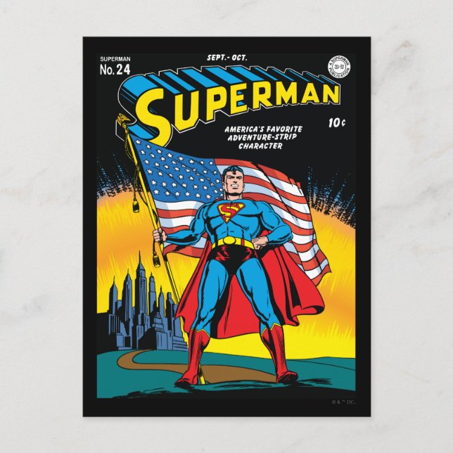 Cartão Postal Super-Homem nº 24 (Frente)