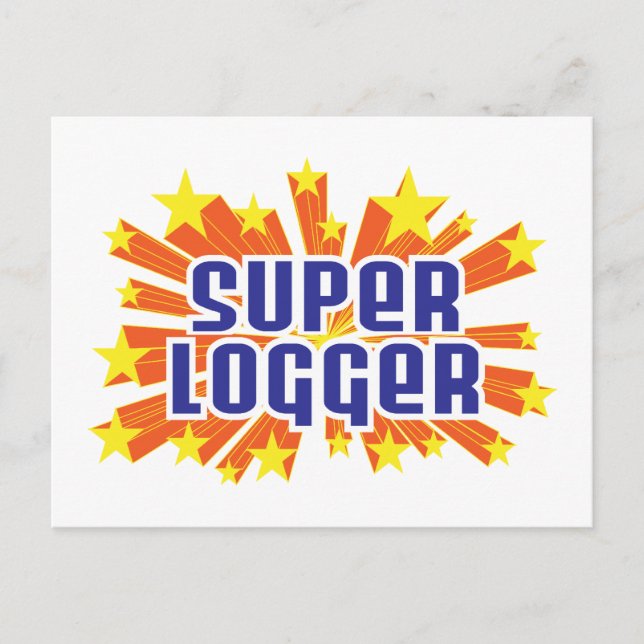 Cartão Postal Super Logger (Frente)