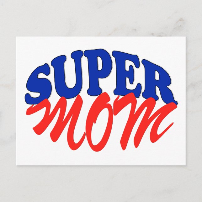 CARTÃO POSTAL SUPER MOM (Frente)
