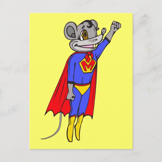 Cartão Postal Super Mouse (Frente)