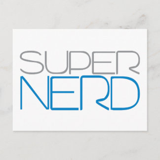 Cartão Postal Super Nerd
