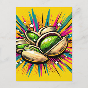 Cartão Postal Super-poderes do Pistachio