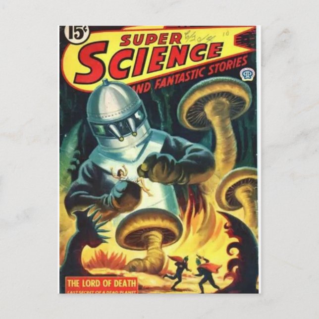 Cartão Postal Super Science 9 (Frente)