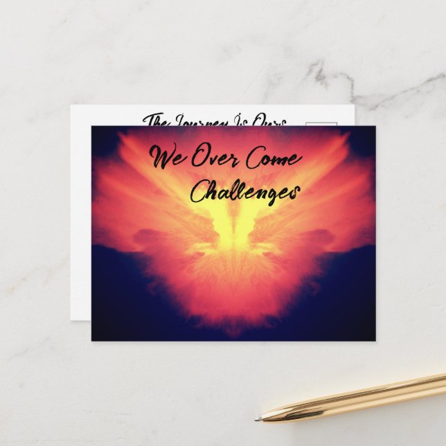 Cartão Postal Superando a Perda de um Pet ou Ente Querido (Frente/Verso In Situ)