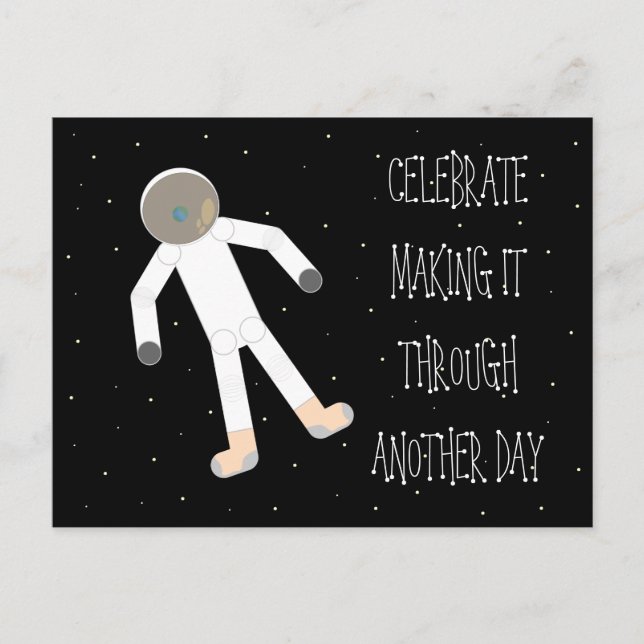 Cartão Postal Superar Mais um Dia - Nod Notes (Frente)