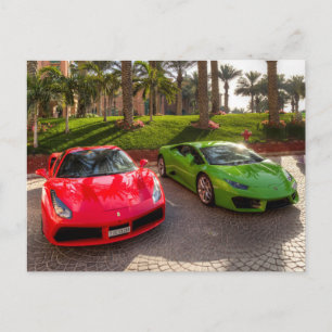 Cartão Postal SuperCarros de Dubai