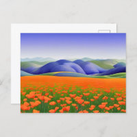 Superflores | Paisagem de Poppies Surreais