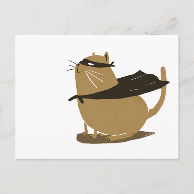 Cartão Postal Supergato (Frente)