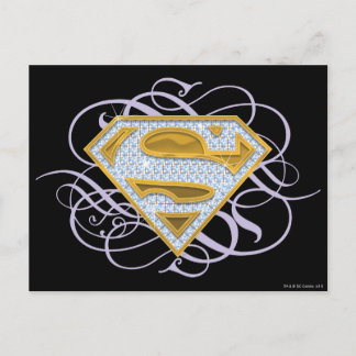 Cartão Postal Supergirl Blue Jewels 2