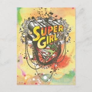 Cartão Postal Supergirl Chains