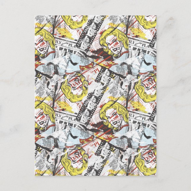 Cartão Postal Supergirl Comic Capers Pattern 2 (Frente)
