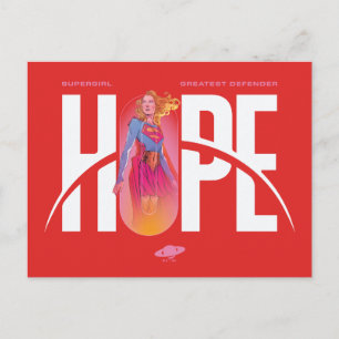 Cartão Postal Supergirl Esperança