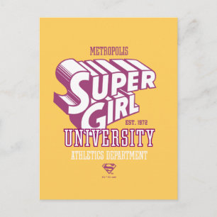 Cartão Postal Supergirl Metropolis University, Departamento de a