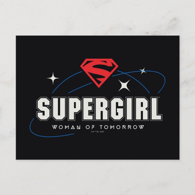Cartão Postal Supergirl Mulher do Futuro (Frente)