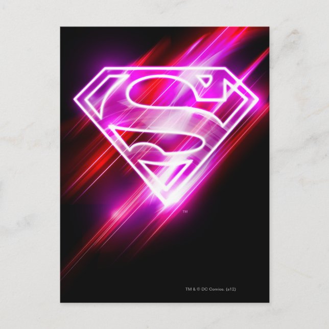 Cartão Postal Supergirl Pink (Frente)