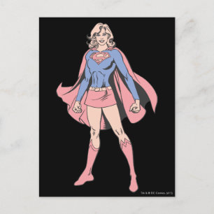 Cartão Postal Supergirl Pose 3