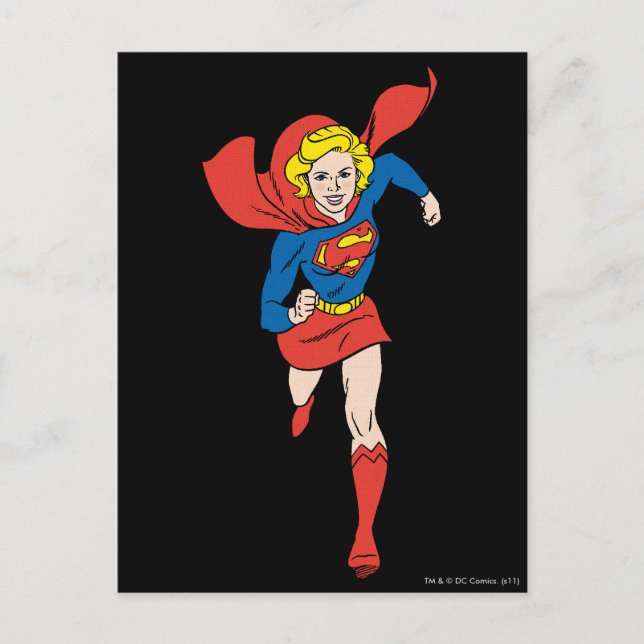 Cartão Postal Supergirl Pose 8 (Frente)