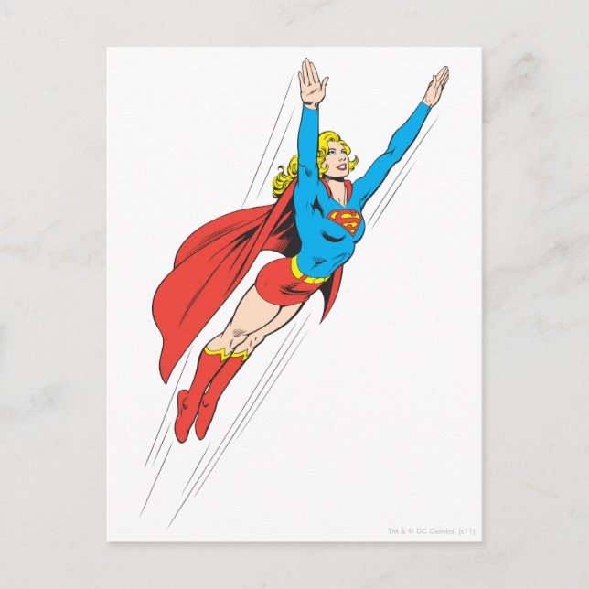 Cartão Postal Supergirl Soars High (Frente)