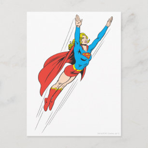 Cartão Postal Supergirl Soars High