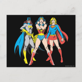 Cartão Postal Superheroínas Pose