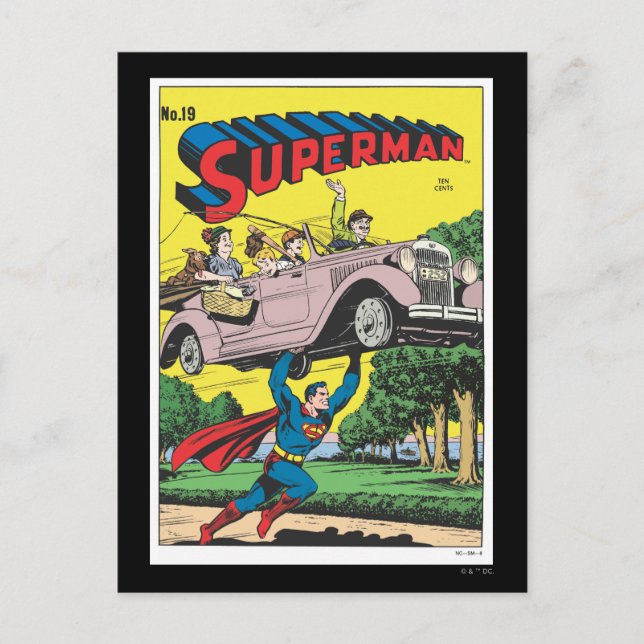 Cartão Postal Superman #19 (Frente)