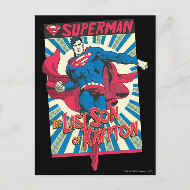 Cartão Postal Superman 56 (Frente)