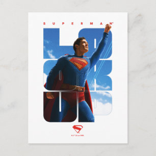 Cartão Postal Superman Procure Pose