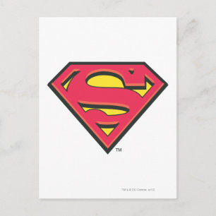 Cartão Postal Superman S-Shield   Classic Logo