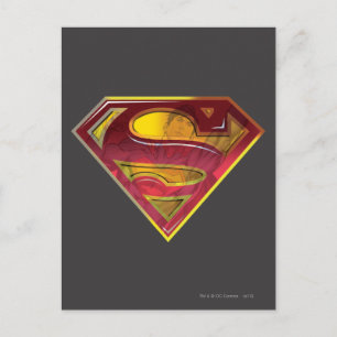 Cartão Postal Superman S-Shield   Reflection Logo