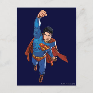 Cartão Postal Superman Voando para a Frente