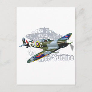 Cartão Postal Supermarinho Spitfire