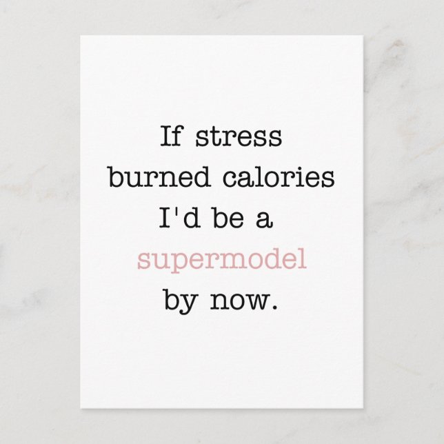 Cartão Postal Supermodelo (Frente)